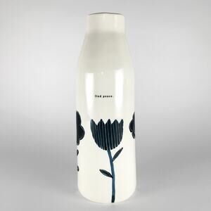 Rae Dunn Indigo Dreams Vase Find Peace Floral Design Inspiration Discontinued
